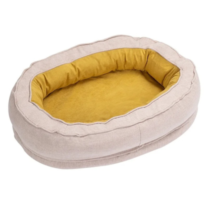 Ortopedisk donut-hundbädd